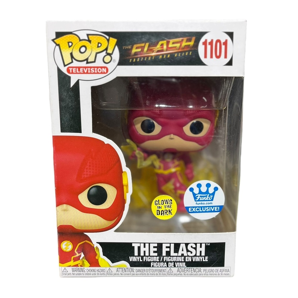 Funko Pop Television The Flash 1101 Glow in the Dark Funko.com Exclusive Vinyl